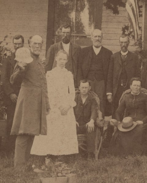 File:1889 reunion of 60th North Carolina Infantry Regiment) - Brown, 7 & 9 Patton Avenue, Asheville, N.C LCCN2017660605 (cropped).tif