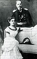 Русский: Венчальное фото Седова с женой