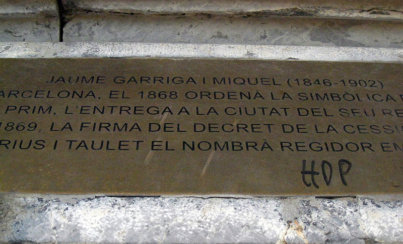 File:193 Jaume Garriga Miquel, monument a Prim, parc de la Ciutadella.JPG