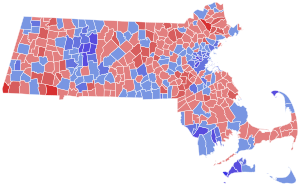 1984 United States Senate Election in Massachusetts by Town.svg