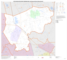 Map of Massachusetts House of Representatives' 8th Plymouth district, 2013. Based on the 2010 United States census. 2013 map 8th Plymouth district Massachusetts House of Representatives DC10SLDL25179 001.png