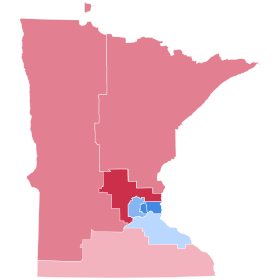 2020 United States House of Representatives election in Minnesota map.svg