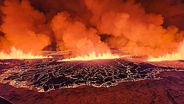 2023 eruption near of Grindavík (Iceland)