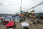 North Grandstand Avenue as viewed from the SkyGlider