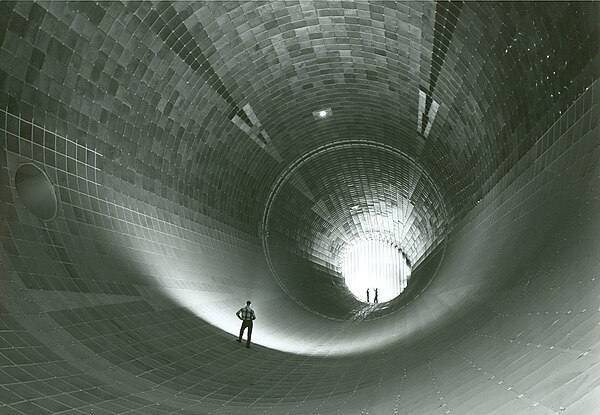 16-foot supersonic wind tunnel at Arnold Air Force Base, 1960