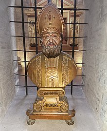 Buste reliquaire de Honorat de Toulouse