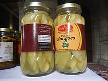 Commercial burong mangga in the Philippines 3302San Roque Santa Marta de Pateros Church Metro Manila 46.jpg