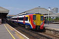 Pre conversion Class 458/0 No. 458030 at Clapham Junction