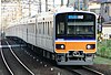 Tobu 50090 series set 51094 approaching Kawagoe Station on the Tōbu Tōjō Line in 2008