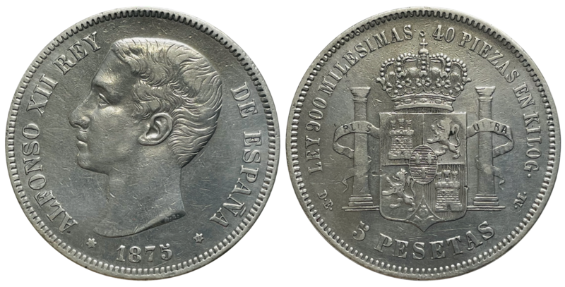 File:5 pesetas Alfonso XII - 1875.png