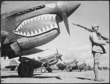 P-40 fighters of the Flying Tigers