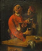 喫煙者と飲酒者 (c.1650) ブレディウス美術館