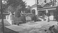 Garten der Villa Ostertag-Siegle von de:Albert Eitel, 1905, heute de:Städtisches Lapidarium Stuttgart, Stuttgart, Mörikestraße 24/1. Foto: 1909.