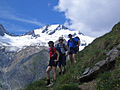 Abstieg ins Umballtal, Blick zur Rötspitze