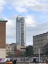 Altitude 25 is Croydon's fifth tallest building at 94 metres.