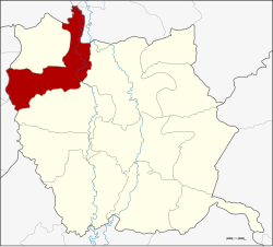 Fichit provinsiyasida tumanning joylashishi