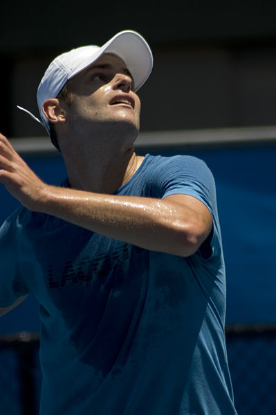 Andy Roddick the Men's singles champion of the 2010 Sony Ericsson Open