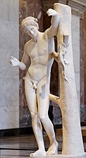 Apollon sauroctone, Ier/IIe s., d'après Praxitèle, -350