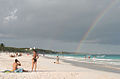 Arcoiris en la playa, Tulum (3188806570).jpg