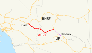 <span class="mw-page-title-main">Arizona and California Railroad</span> Short line railroad in the Southwestern United States