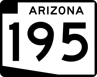 <span class="mw-page-title-main">Arizona State Route 195</span> Highway in Arizona