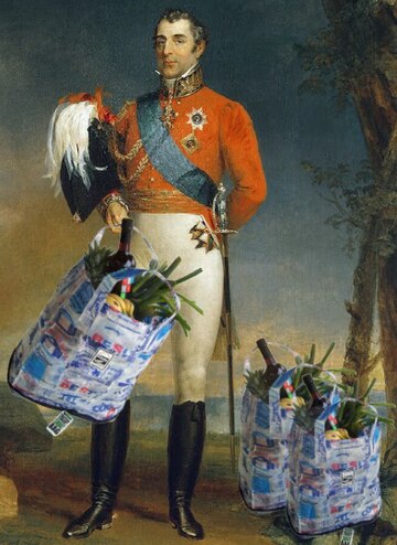 File:Arthur Wellesley with shopping.jpg