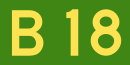 Australian Alphanumeric State Route B18.svg