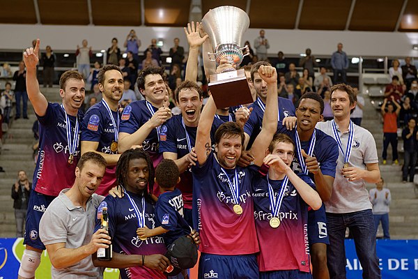 Le Paris Volley vainqueur de la coupe de la CEV