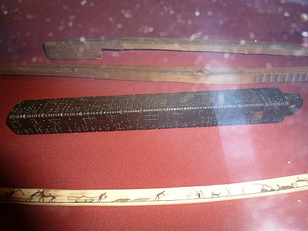 17th-century clog almanac collected by Sir Hans Sloane. Now in the collection of the British Museum