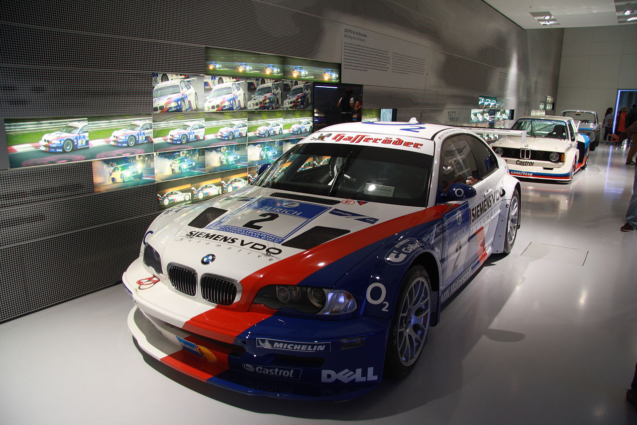 Image of BMW M3 GTR in BMW-Museum in Munich, Bayern