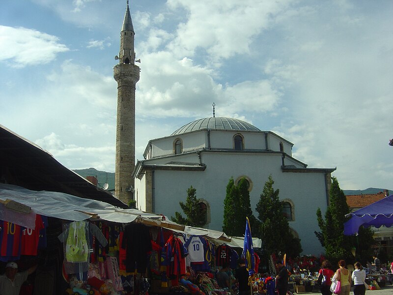File:Bajrakli Mosque, Peć, Kosovo.JPG