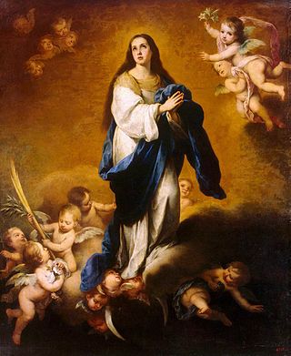 <i>The Esquilache Immaculate Conception</i> Painting by Bartolomé Esteban Murillo