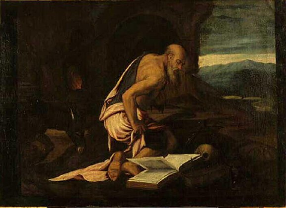 Jacopo Bassano - S. Girolamo nel deserto