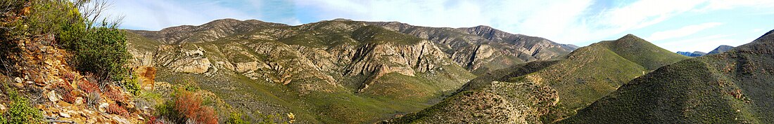 Panorama oor die Baviaanskloof.