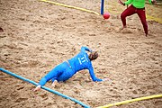 Deutsch: Beachhandball bei den Olympischen Jugendspielen 2018; Tag 6, 12. Oktober 2018; Mädchen, Platzierungsrundenspiel – Russland-Venezuela 2:0 English: Beach handball at the 2018 Summer Youth Olympics at 12 October 2018 – Girl's Consolation Round – Russland-Venezuela 2:0