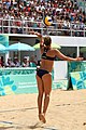 Deutsch: Beachvolleyball bei den Olympischen Jugendspielen 2018; Tag 11, 17. Oktober 2018; Mädchen, Finale – Italien (Claudia Scampoli & Nicol Bertozzi)- Russland (Maria Woronina & Maria Botscharow) 0:2 (19–21/19–21) English: Beach volleyball at the 2018 Summer Youth Olympics at 17 October 2018 – Girls Final – Italy (Claudia Scampoli & Nicol Bertozzi) - Russia (Maria Voronina & Maria Bocharova) 0:2 (19–21/19–21)