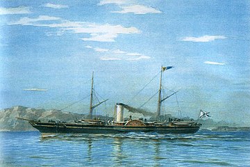 Standart gindafa tota, 1858-1879 (Императорская яхта Штандарт (1858—1879), 1892)