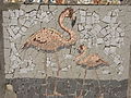 Mosaic on the wall of the zoo of Belgrade.