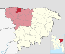 Location of Bishwamvarpur বিশ্বম্ভরপুর