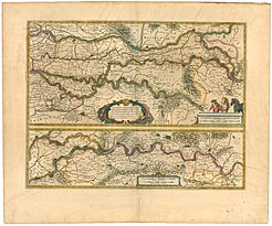 Blaeu 1645 - Tractus Rheni et Mosæ totusq Vahalis a Rhenoberca Gorcomium usque cum terris adjacentibus.jpg