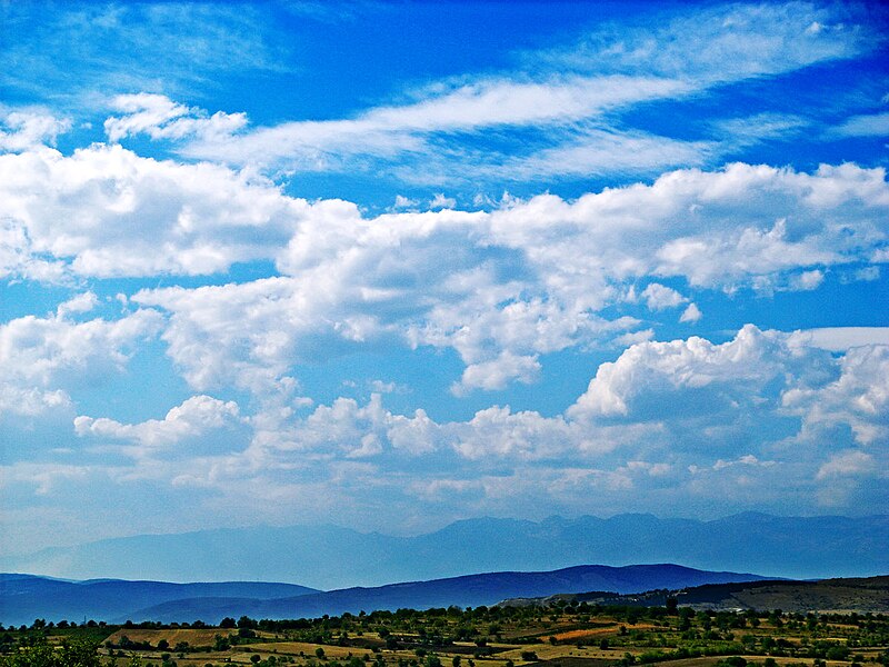 File:Blue sky over Radišani.jpg