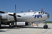 A Boeing B-29, named "FIFI". Owned by the Commerative Air Force.