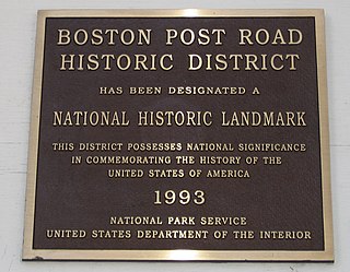 <span class="mw-page-title-main">Boston Post Road Historic District (Rye, New York)</span> Historic district in New York, United States