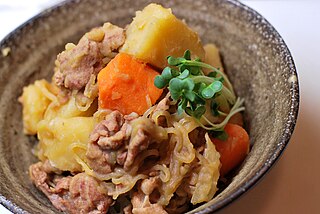 <i>Nikujaga</i> Japanese meat and potato dish