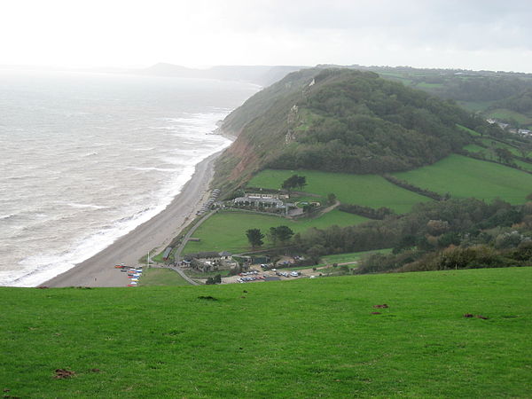 Branscombe Mouth from East Cliff