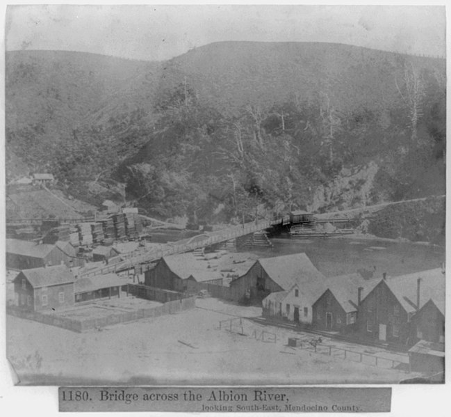 File:Bridge across the Albion River, looking Southeast, Mendocino County LCCN2002717162.jpg