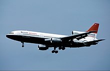 L-1011-500 TriStar G-BFCB, June 1983. This aircraft underwent conversion to TriStar K1 standard in November, becoming ZD949.