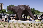 Dedication of the Robert Bruno Sculpture and Plaza at Texas Tech University, April 20, 2015