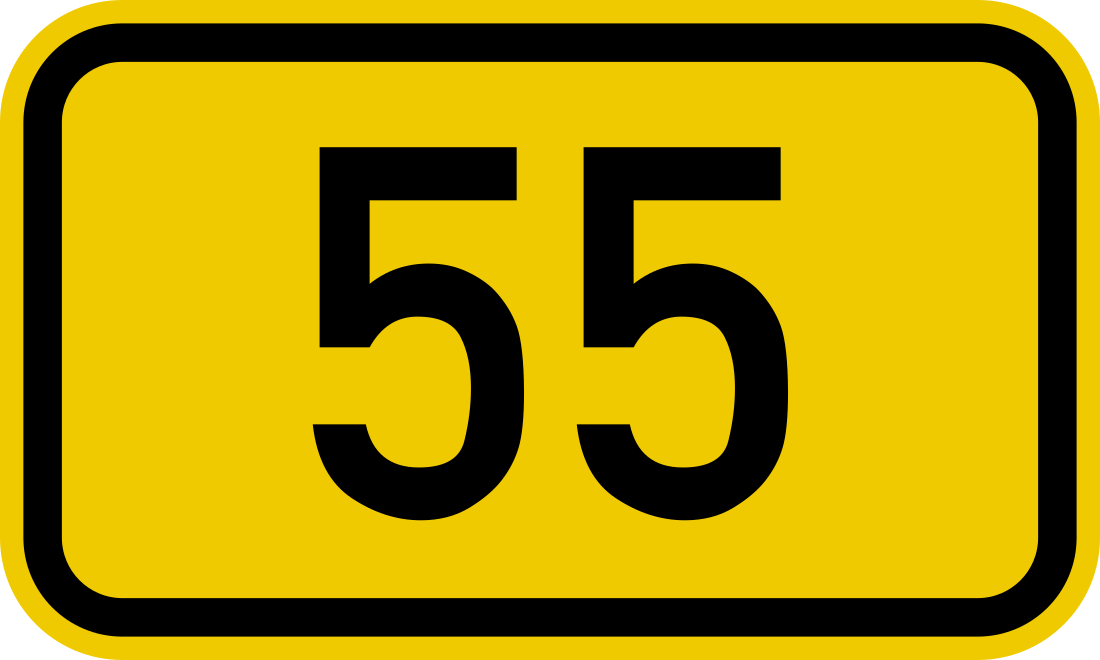 File:Bundesstraße 55 number.svg