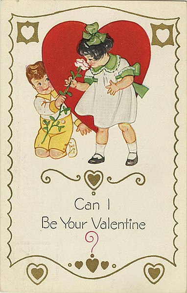 382px-Can_I_be_Your_Valentine,_boy_giving_a_girl_a_rose_(NBY_18252).jpg (382×600)